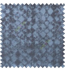 Navy blue color solid texture finished surface texture gradients geometric dice shapes polyester main curtain